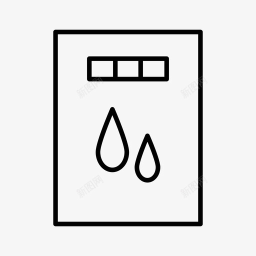 水表计数器图标svg_新图网 https://ixintu.com 图标 对象 水表 计数器 通用图标线