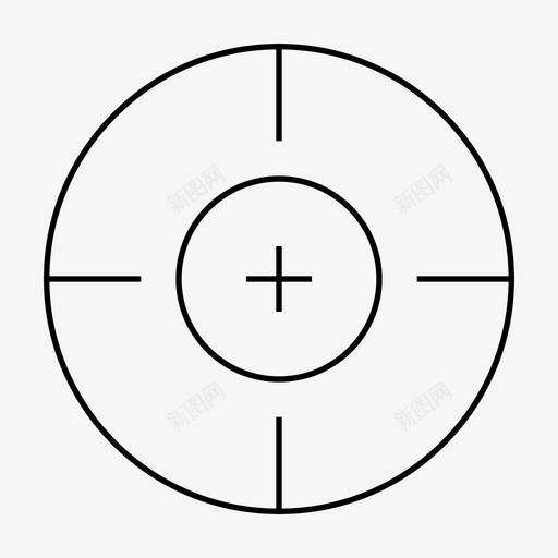 目标焦点对象图标svg_新图网 https://ixintu.com 对象 快照 焦点 用户界面 目标 网络