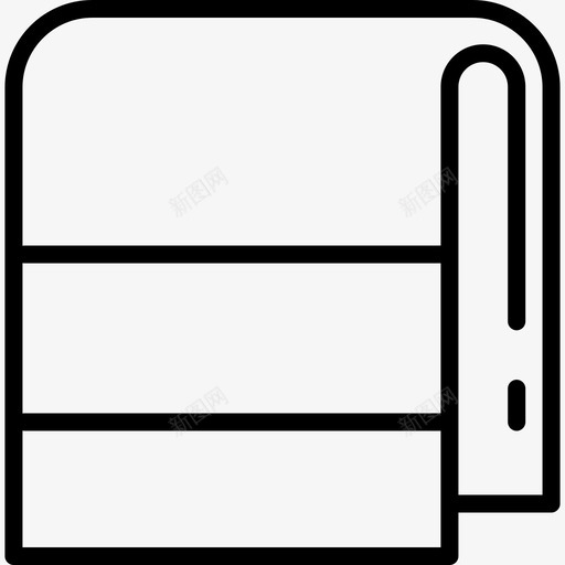 毛巾家居用品生产线工艺线状图标svg_新图网 https://ixintu.com 家居用品生产线工艺 毛巾 线状