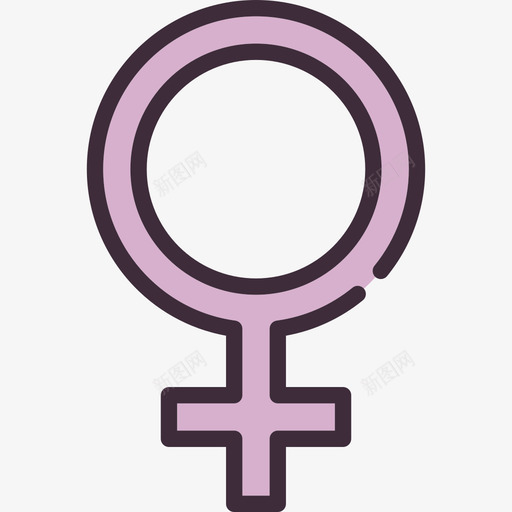 维纳斯线性妇女节元素线性颜色图标svg_新图网 https://ixintu.com 线性妇女节元素 线性颜色 维纳斯