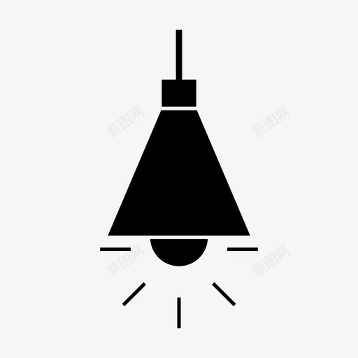 灯增亮照亮图标svg_新图网 https://ixintu.com 增亮 家用设备字形 灯 照亮 照明