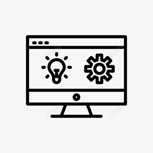 商业分析分析计算机图标svg_新图网 https://ixintu.com 分析 商业分析 商业图标 工作 想法 计算机