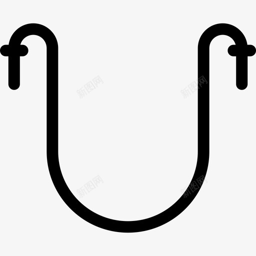 跳绳体育健身图标svg_新图网 https://ixintu.com 体育 健身 跳绳