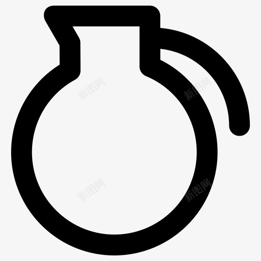 罐子粗体轮廓的购物元素粗体圆形图标svg_新图网 https://ixintu.com 粗体圆形 粗体轮廓的购物元素 罐子