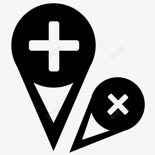 地点坐标添加svg_新图网 https://ixintu.com 地点坐标添加