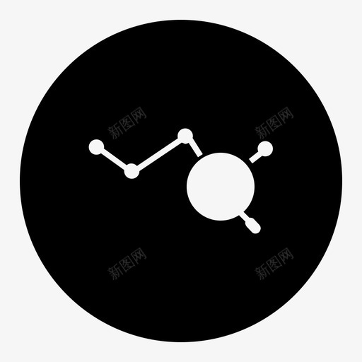 数据分析数据利用评估图标svg_新图网 https://ixintu.com 大数据圈 报告 数据分析 数据利用 线图 评估