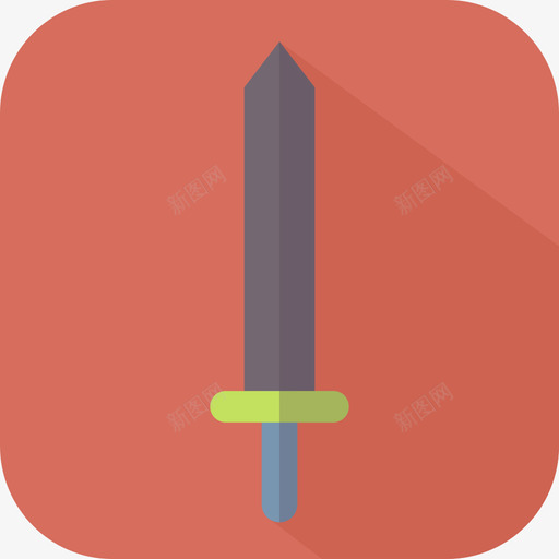 剑武器实战元素图标svg_新图网 https://ixintu.com 剑 实战元素 武器