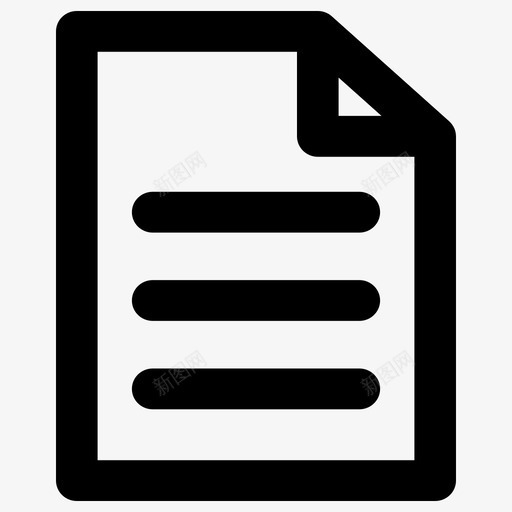 文件教育元素粗体圆形图标svg_新图网 https://ixintu.com 教育元素 文件 粗体圆形