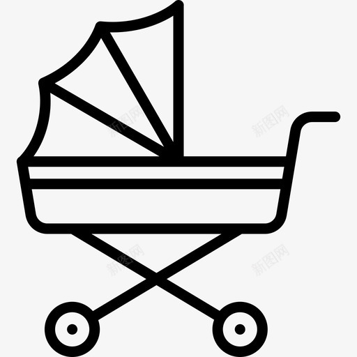 马车童年直系图标svg_新图网 https://ixintu.com 直系 童年 马车