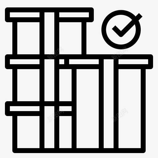 库存盒子包装图标svg_新图网 https://ixintu.com 产品 包装 库存 盒子 网上购物
