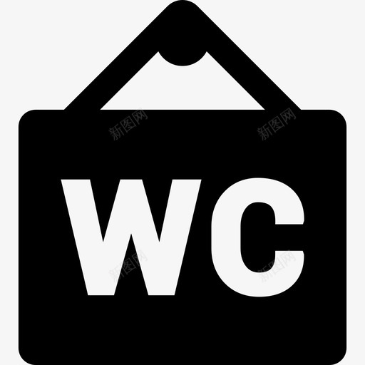 WC标志地图和旗帜公共服务填充图标svg_新图网 https://ixintu.com WC标志 公共服务填充 地图和旗帜