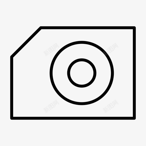 磁盘mp4音乐图标svg_新图网 https://ixintu.com mp4 普通用户界面1瘦 磁盘 音乐 音乐磁盘