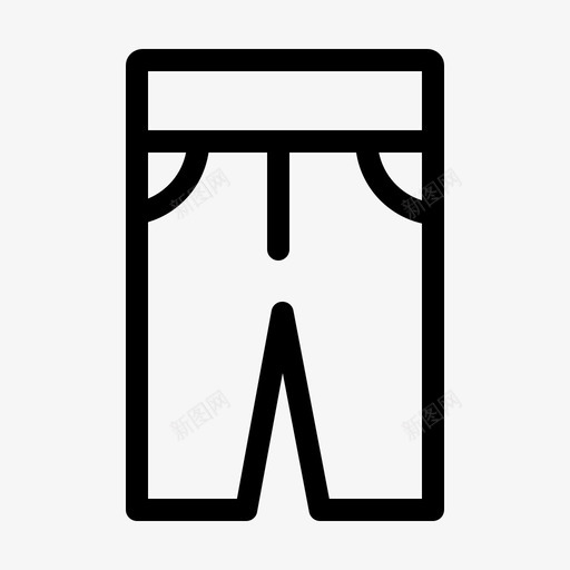 裤子婴儿护理图标svg_新图网 https://ixintu.com 婴儿护理 裤子