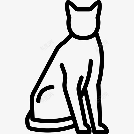 俄罗斯蓝猫动物猫繁殖体图标svg_新图网 https://ixintu.com 俄罗斯蓝猫 动物 猫繁殖体