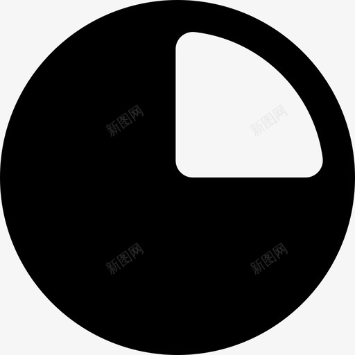 四分之一接口摄像头和摄像机为圆形图标svg_新图网 https://ixintu.com 四分之一 接口 摄像头和摄像机为圆形