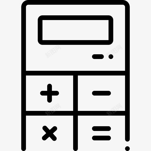 计算器计算估计图标svg_新图网 https://ixintu.com 估计 出纳员 计算 计算器 计算者