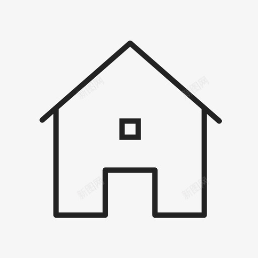 房屋建筑物建筑图标svg_新图网 https://ixintu.com 建筑 建筑物 房屋 构筑物