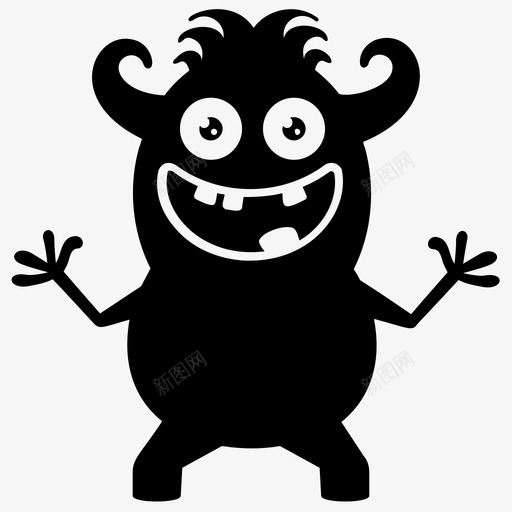 蠕虫恶魔可爱的怪物昆虫怪物图标svg_新图网 https://ixintu.com 可爱的怪物 怪物卡通 怪物角色 怪物角色字形图标 昆虫怪物 蠕虫恶魔