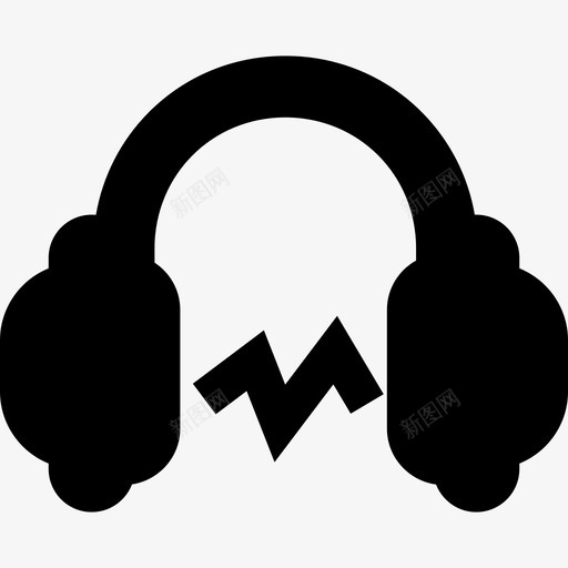 耳机技术录音图标svg_新图网 https://ixintu.com 录音 技术 耳机