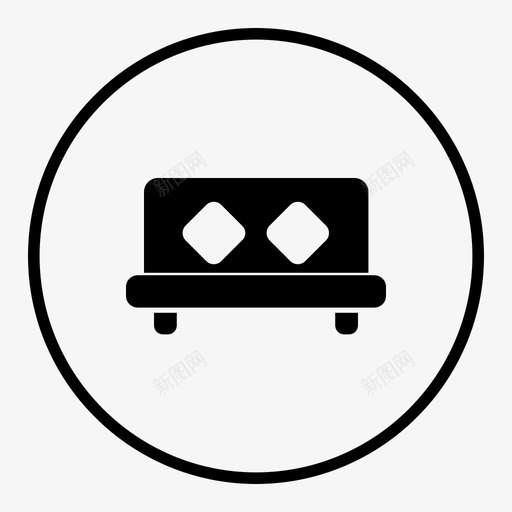 沙发椅子家具图标svg_新图网 https://ixintu.com 家 家具 椅子 沙发 沙发套装