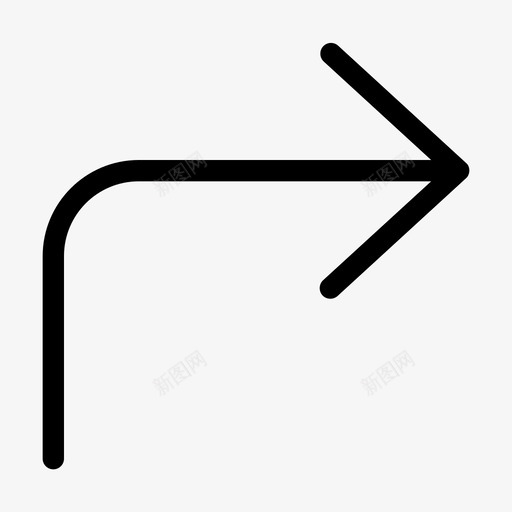 右上角箭头细箭头ui箭头图标svg_新图网 https://ixintu.com ui箭头 右上角箭头 细箭头