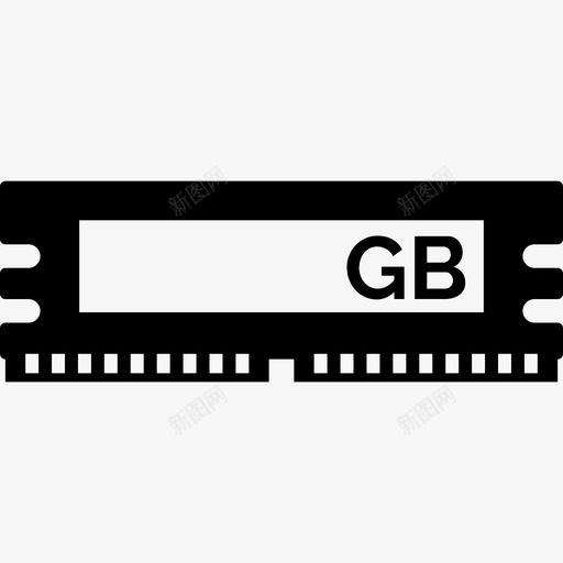 Ram计算机电子设备填充图标svg_新图网 https://ixintu.com Ram 电子设备填充 计算机