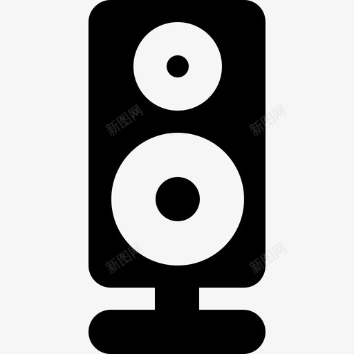 扬声器技术音乐控制面板图标svg_新图网 https://ixintu.com 扬声器 技术 音乐控制面板