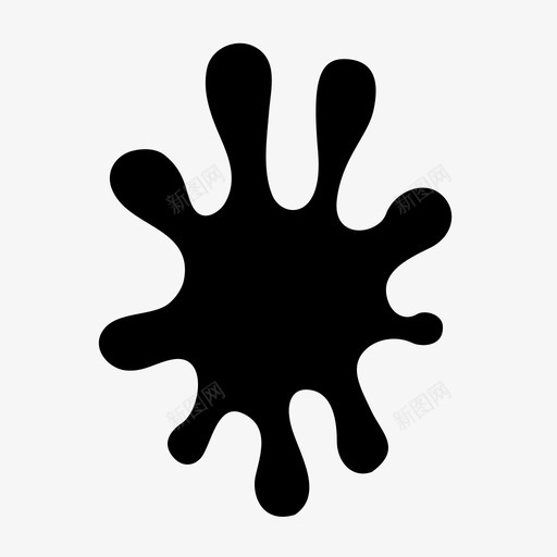 污渍血迹飞溅图标svg_新图网 https://ixintu.com 污渍 血迹 飞溅