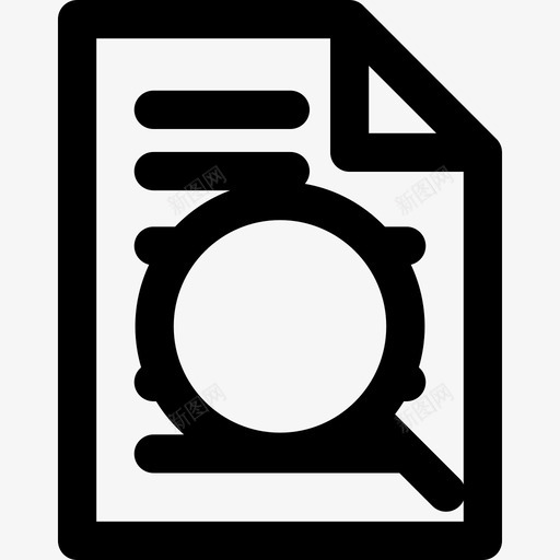 研究工作最小通用主题线性图标svg_新图网 https://ixintu.com 最小通用主题 研究工作 线性