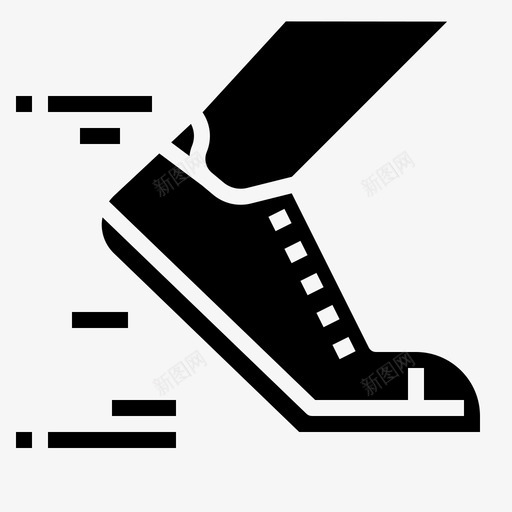 跑步运动员跑步者图标svg_新图网 https://ixintu.com 健康的固体 跑步 跑步者 运动员