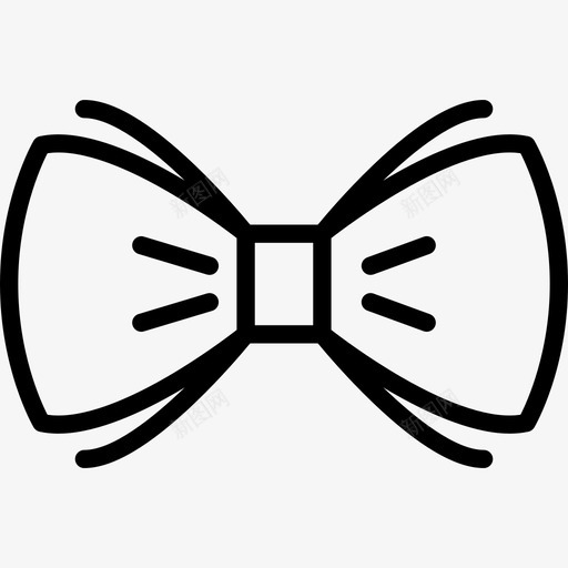 领结嘉年华线工艺直线图标svg_新图网 https://ixintu.com 嘉年华线工艺 直线 领结