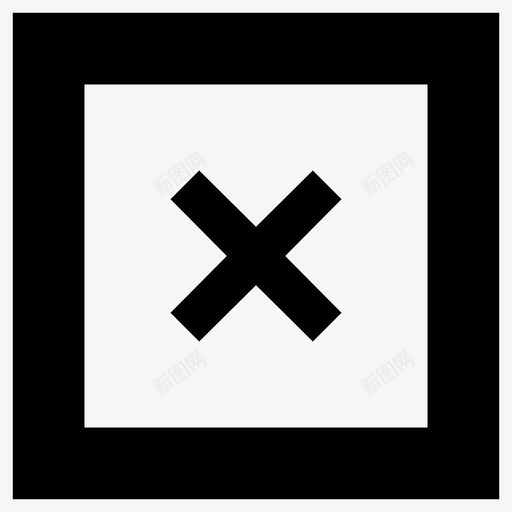 拒绝取消关闭图标svg_新图网 https://ixintu.com 关闭 关闭取消错误退出交叉删除错误x停止 取消 拒绝 错误