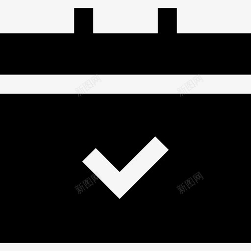 日历实心时间和日期元素已填充图标svg_新图网 https://ixintu.com 实心时间和日期元素 已填充 日历