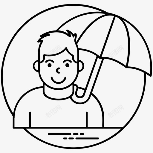员工保险商业责任保险代理图标svg_新图网 https://ixintu.com 业务和数据管理行图标 保险代理 保险保护 保险范围 员工保险 商业责任