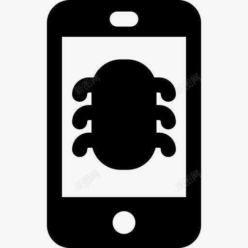 智能手机技术网络安全图标svg_新图网 https://ixintu.com 技术 智能手机 网络安全
