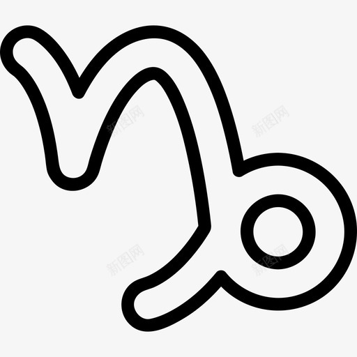 摩羯座黄道十二宫直系图标svg_新图网 https://ixintu.com 摩羯座 直系 黄道十二宫
