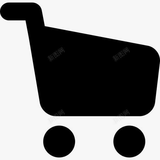 购物车商业电子商务填充图标svg_新图网 https://ixintu.com 商业 电子商务填充 购物车