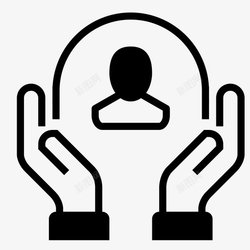 关心保护拯救图标svg_新图网 https://ixintu.com 保护 关心 拯救