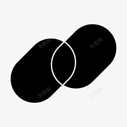 链接链网站图标svg_新图网 https://ixintu.com 网站 通用用户界面图标 链 链接