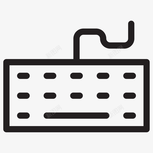 键盘搜索引擎优化和营销2浅圆形图标svg_新图网 https://ixintu.com 搜索引擎优化和营销2 浅圆形 键盘