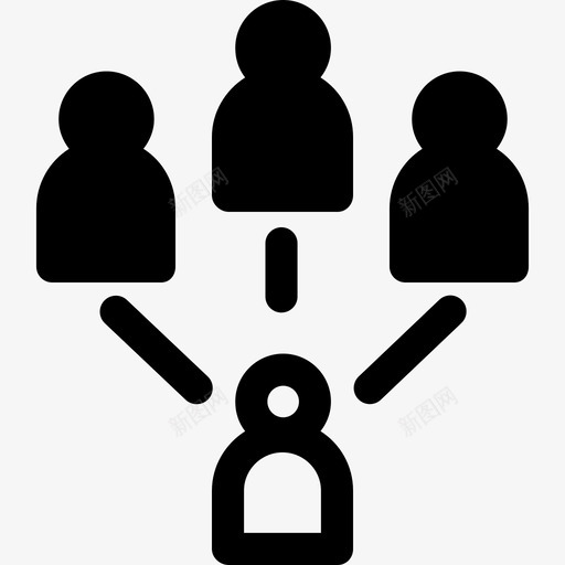 社区人多媒体营销图标svg_新图网 https://ixintu.com 人 多媒体营销 社区