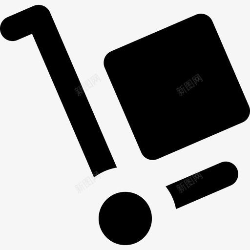 使用手动卡车运输和手动填充图标svg_新图网 https://ixintu.com 使用手动卡车 运输和手动填充