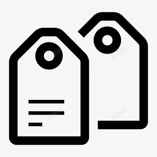 价格标签衣服信息图标svg_新图网 https://ixintu.com 价格标签 信息 公寓2 尺码 衣服