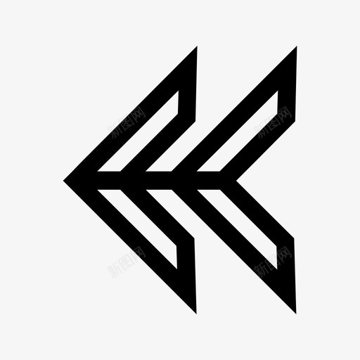 箭头方向移动图标svg_新图网 https://ixintu.com 寻路 方向 旅行 移动 箭头