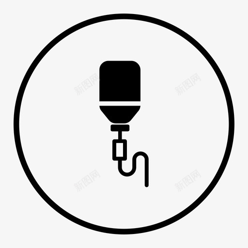 静脉输液袋葡萄糖健康图标svg_新图网 https://ixintu.com 健康 医院 药物 葡萄糖 静脉输液袋