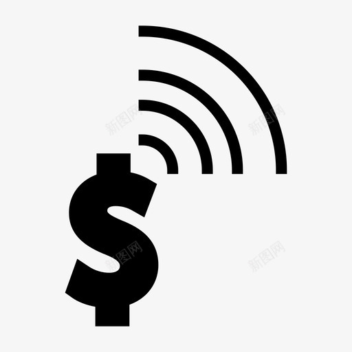 值钱转账汇款图标svg_新图网 https://ixintu.com 值钱 有价值 汇款 转账