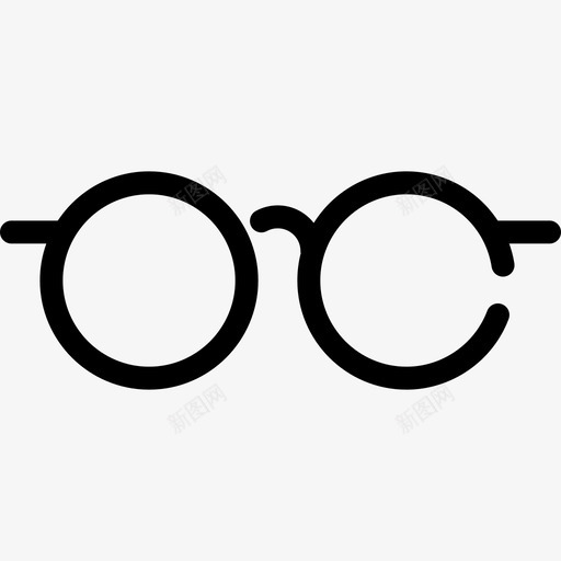 眼镜网络导航线路工艺图标svg_新图网 https://ixintu.com 眼镜 网络导航线路工艺