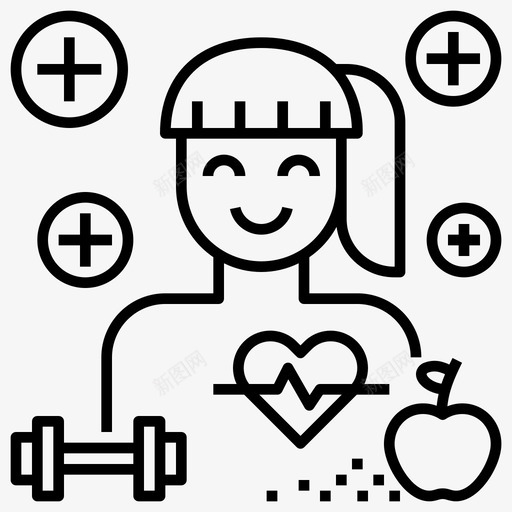 健康强壮排毒图标svg_新图网 https://ixintu.com 健康 强壮 排毒