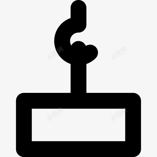 使用钩子形状运输和手工线性图标svg_新图网 https://ixintu.com 使用钩子 形状 运输和手工线性