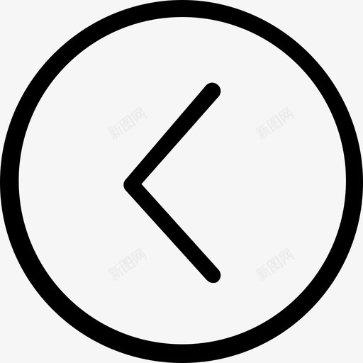 左箭头大都市轮廓线形图标svg_新图网 https://ixintu.com 大都市轮廓 左箭头 线形